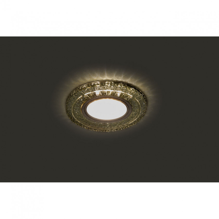 Светильник MR16+LED 3W 4000K встраиваемый ПОЛИКРИСТАЛЛ, AL/CLEAR IL.0027.2303 IMEX