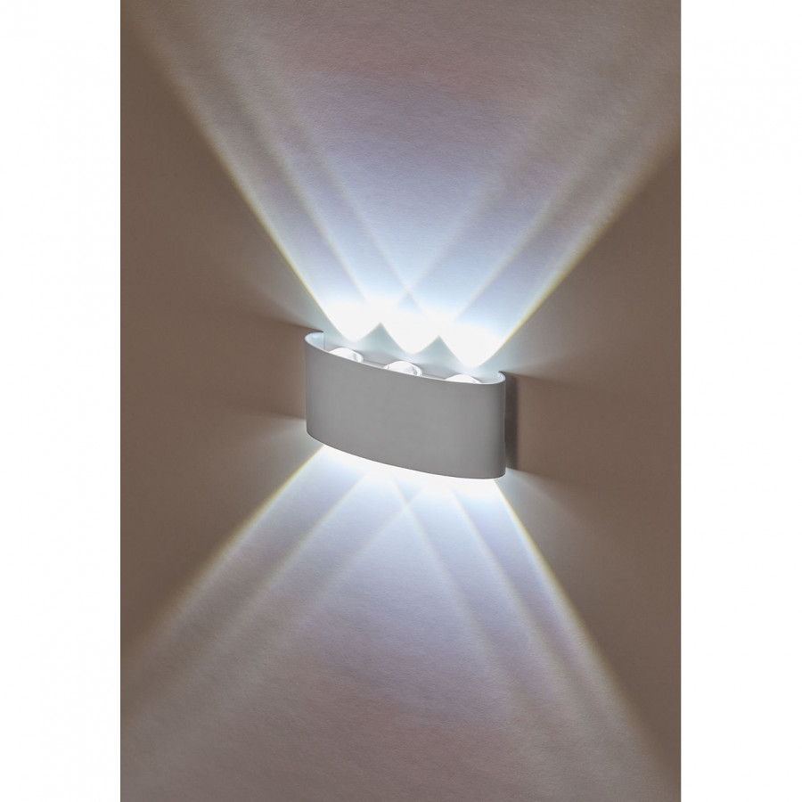 Светильник настенный LED 6x1W 4200K Белый 220V IP54 IL.0014.0001-6 WH IMEX