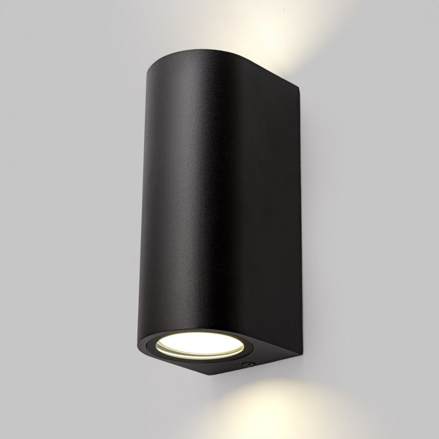 Светильник настенный GU10 2*35W Черный 220V IP54 IL.0014.0017-2-BK IMEX