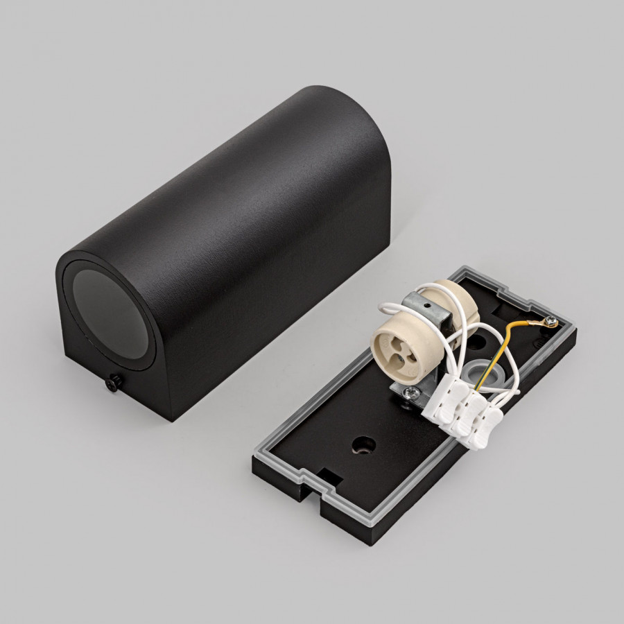 Светильник настенный GU10 2*35W Черный 220V IP54 IL.0014.0017-2-BK IMEX