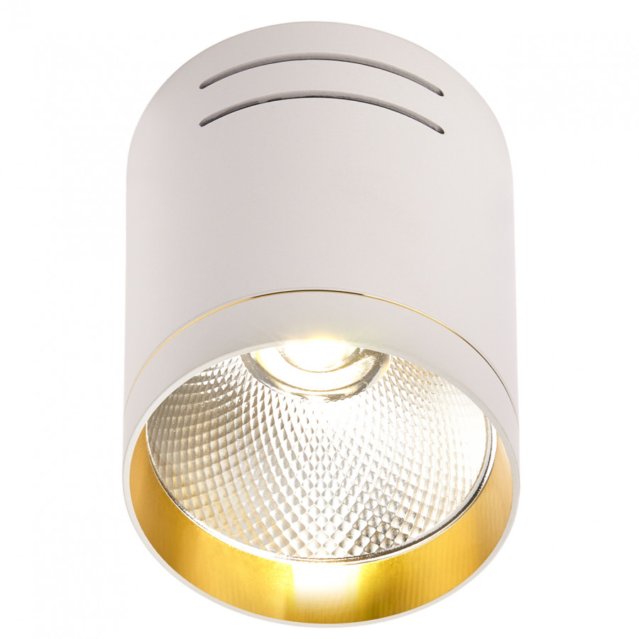 Светильник LED 1*10W потолочный спот Белый/Золото IL.0005.7015 IMEX