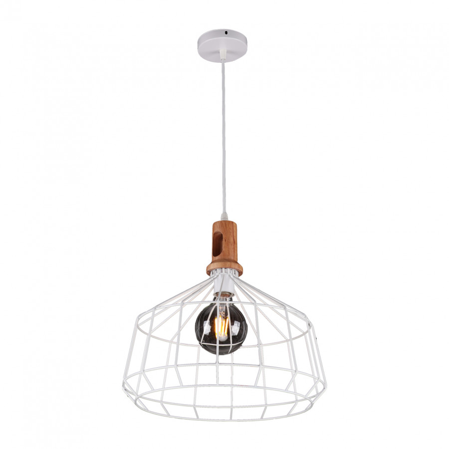 Люстра подвесная 1*60Вт E27 MD.0911-1-P WH IMEX