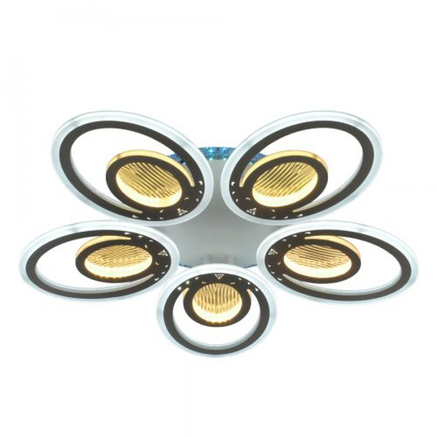 Люстра потолочная LED 160W, пульт ДУ, Tuya Smart, цветная подсветка базы PLC-8007-680 IMEX