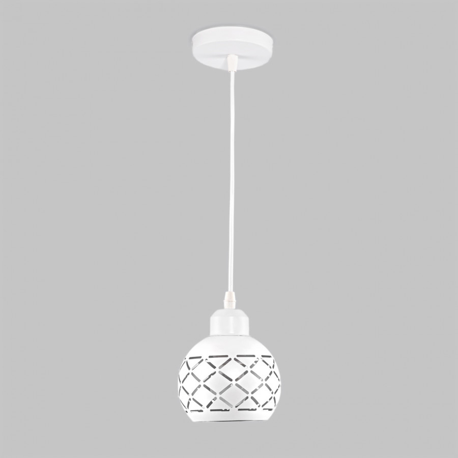Люстра подвесная 1*60Вт E27 MD.2885-1-P WH+SL IMEX