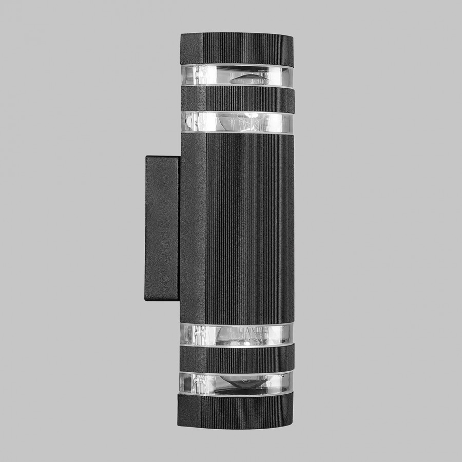 Светильник уличный настенный E27 2*60W Черный 220V IP54 IL.0014.0025-2-BK IMEX