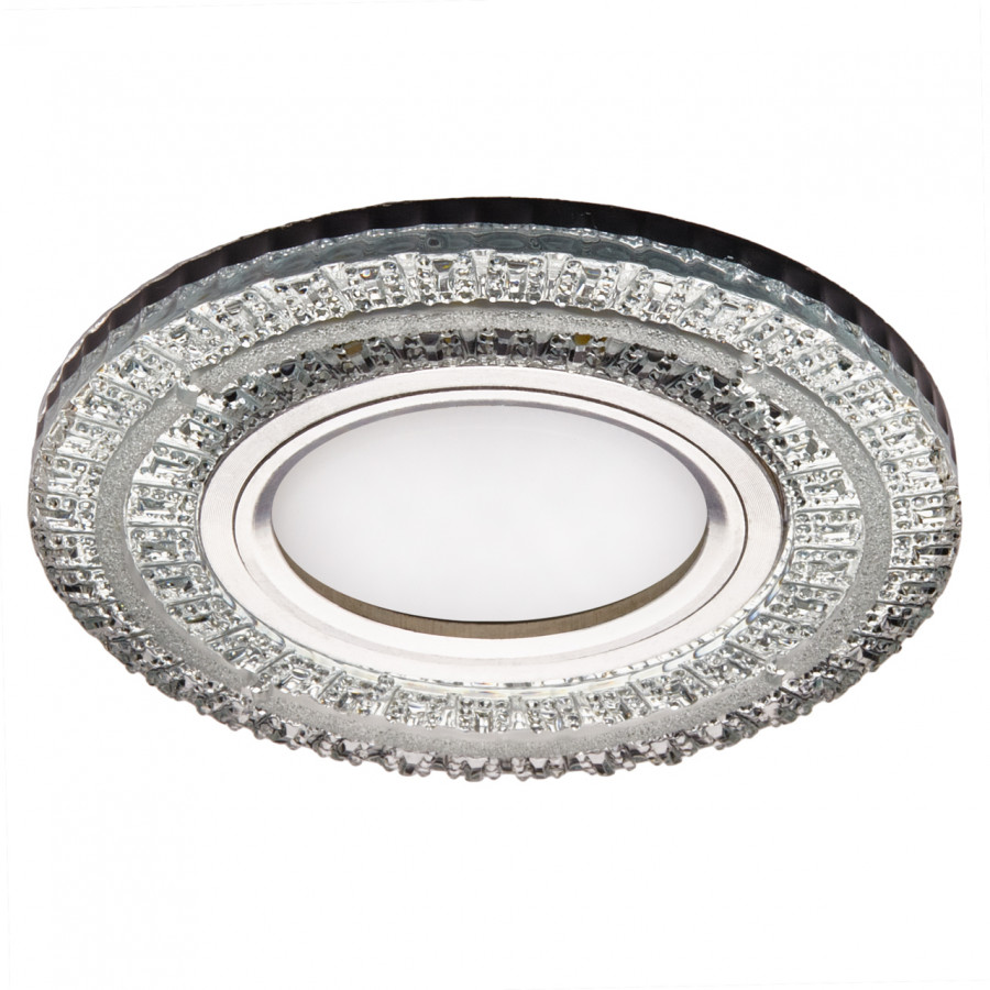 Светильник MR16+LED 3W 4000K встраиваемый ПОЛИКРИСТАЛЛ, AL/CLEAR IL.0027.2303 IMEX