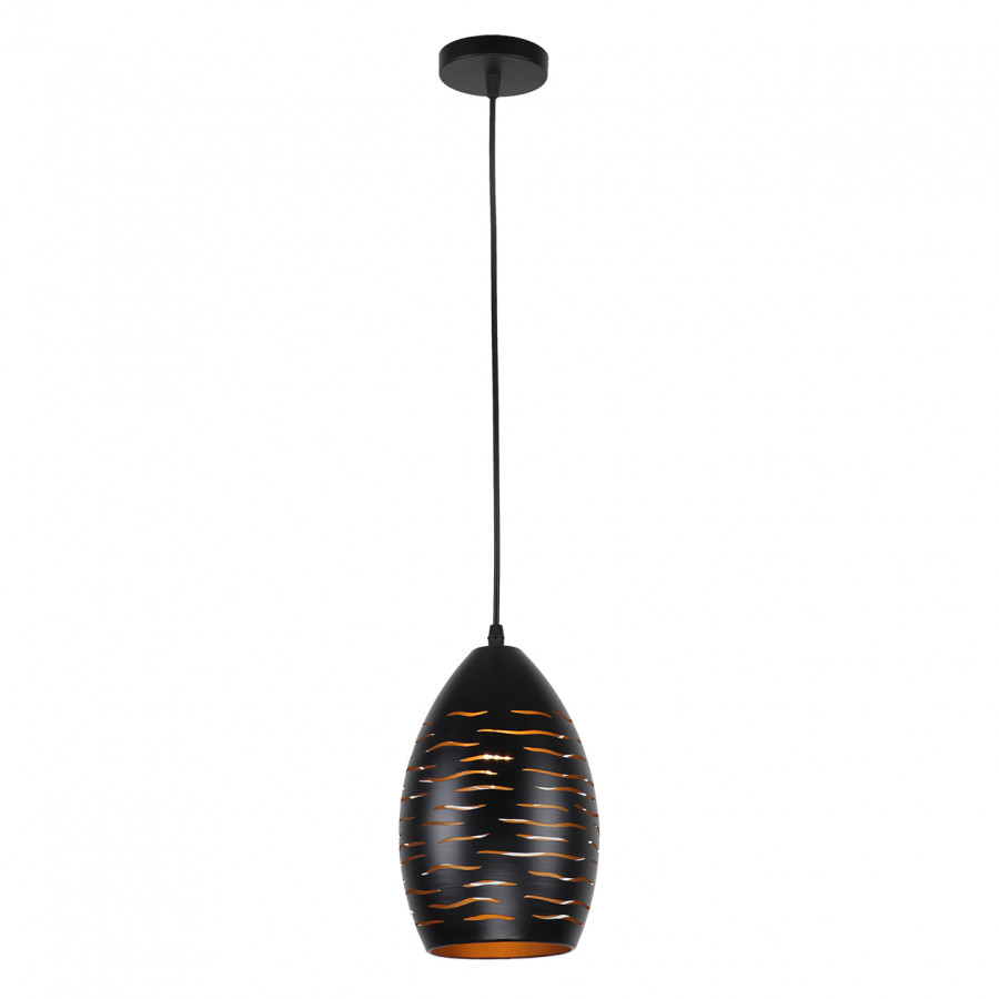 Люстра подвесная 1*60Вт E27 MD.2922-1-P BK+GD IMEX