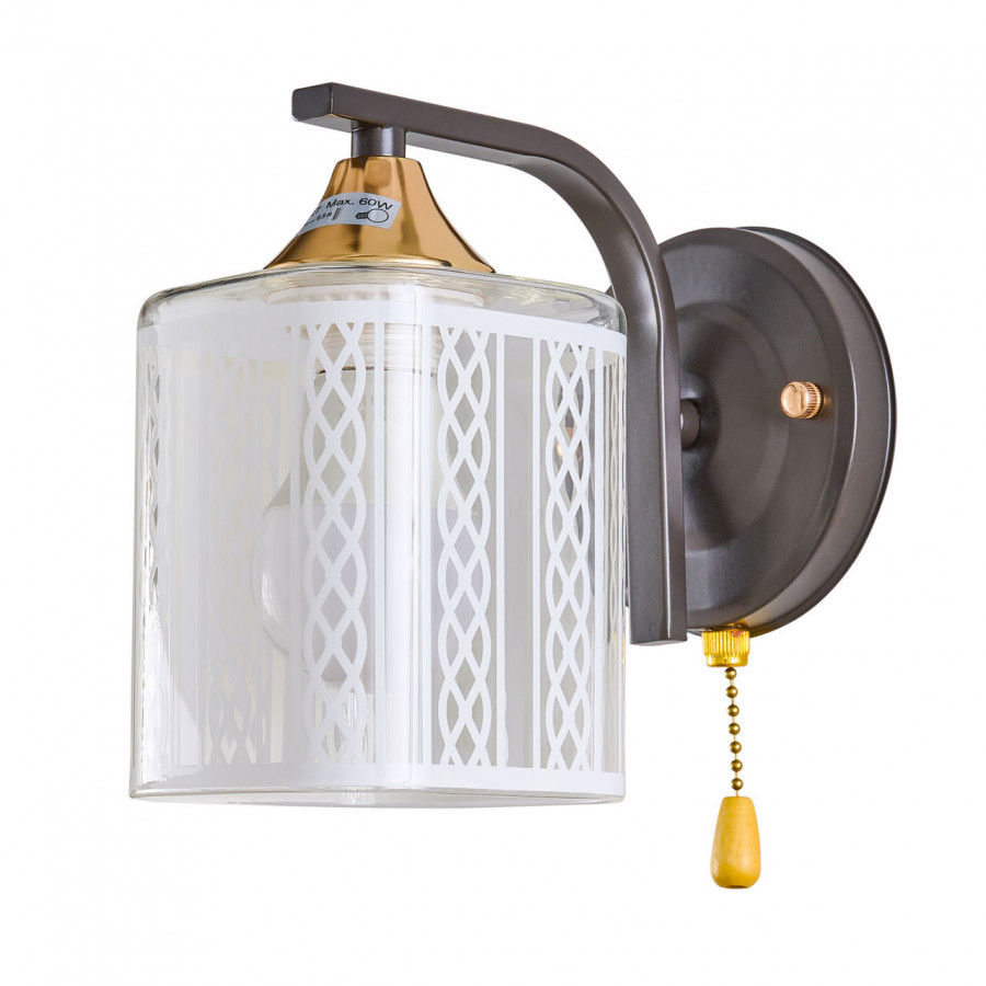 Бра 1*60Вт E27 MD.4092-1-W CF+FGD IMEX
