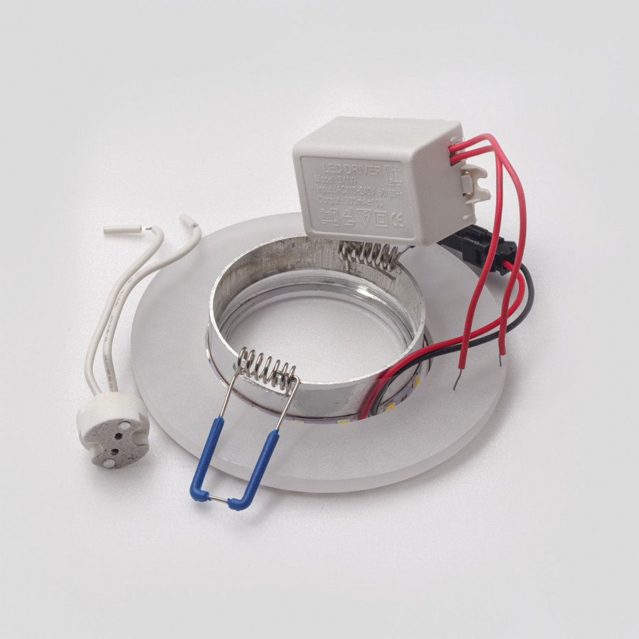 Светильник MR16+LED 3W 4000K, встраиваемый акрил, CH/WH+CH IL.0030.0702 IMEX