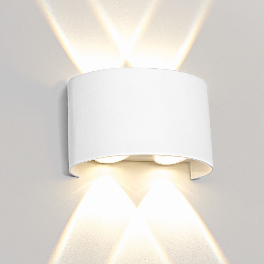 Светильник настенный LED 4x1W 4200K Белый 220V IP54 IL.0014.0001-4 WH IMEX