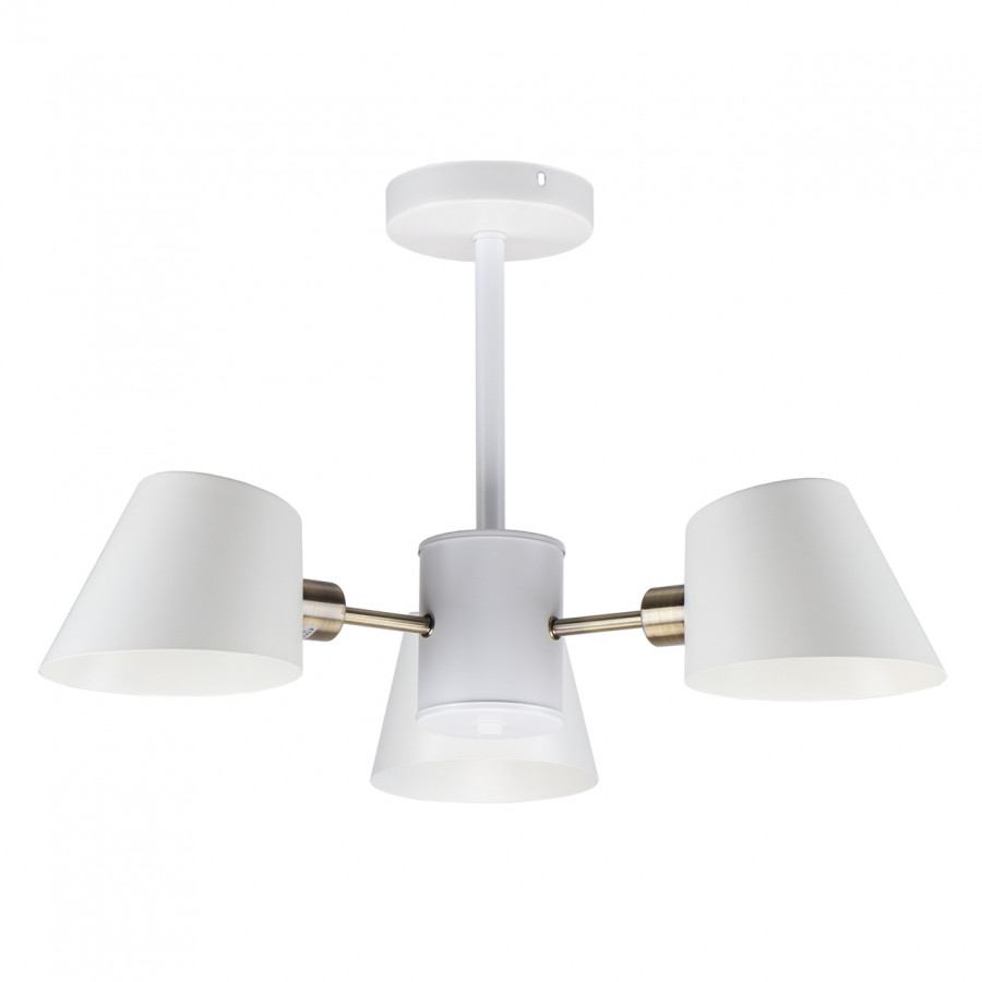 Люстра потолочная 3*60Вт E14 MD.9130-3-S WH+AB IMEX
