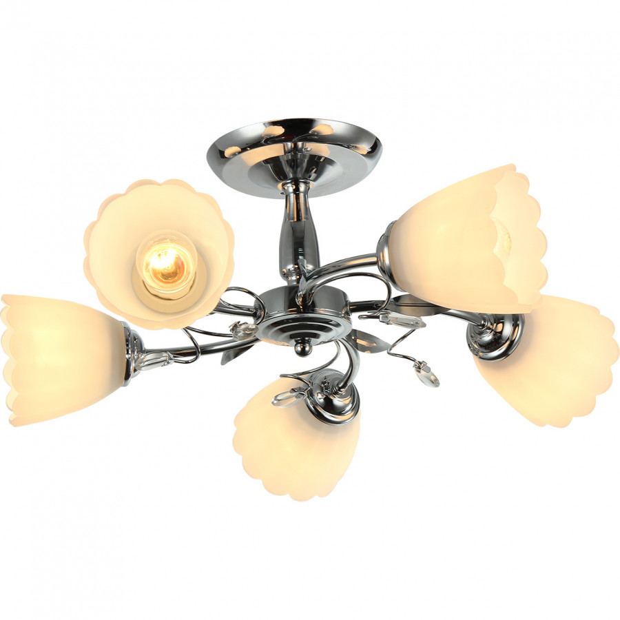 Люстра потолочная 5*60Вт E27 MD.AL-0003-5 CH IMEX