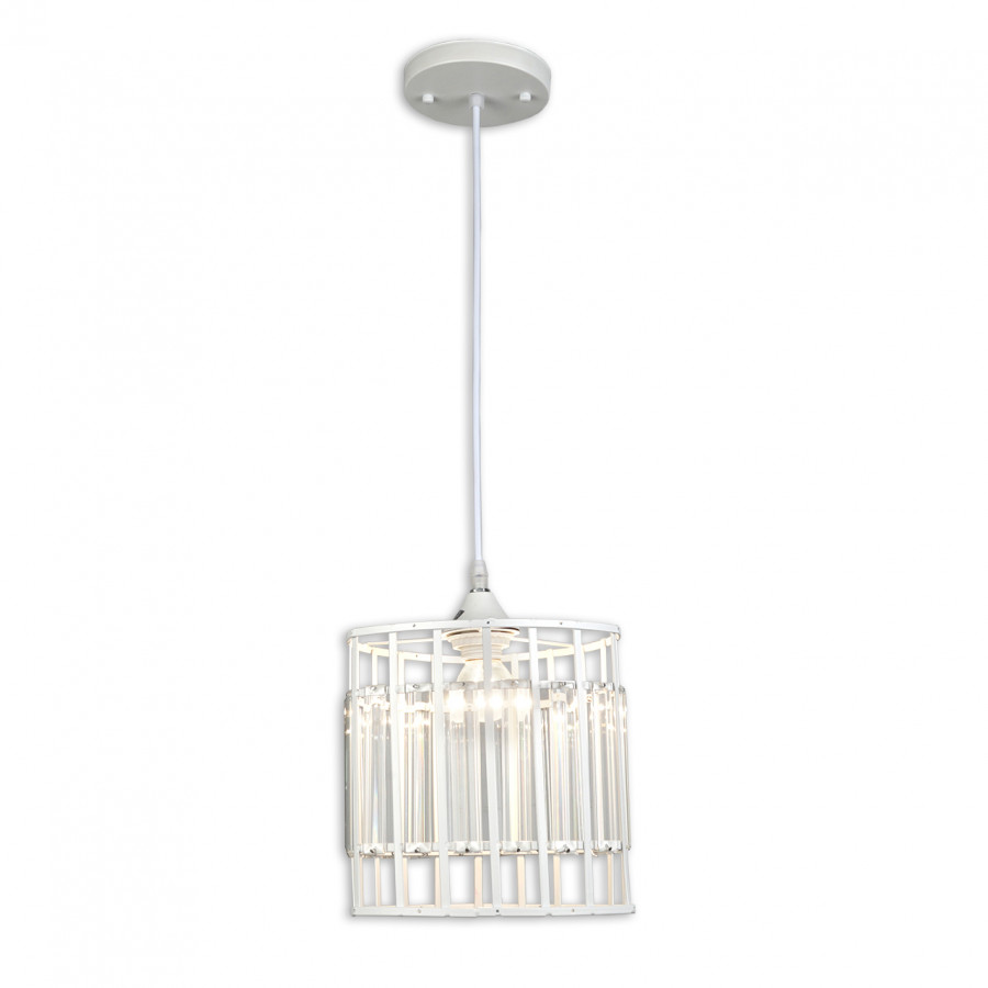 Люстра подвесная 1*60Вт E27 MD.3838-1-P WH IMEX