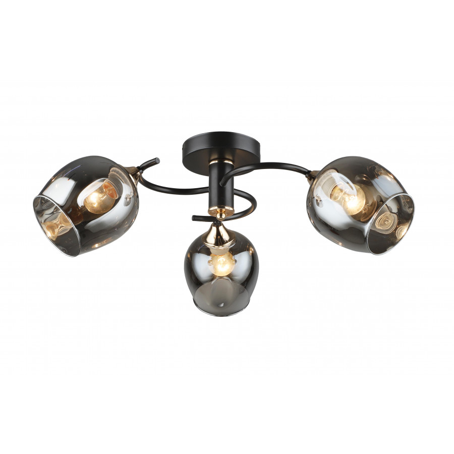 Люстра потолочная 3*Е27 MD.5963-3-S-COFFEE+FGD IMEX
