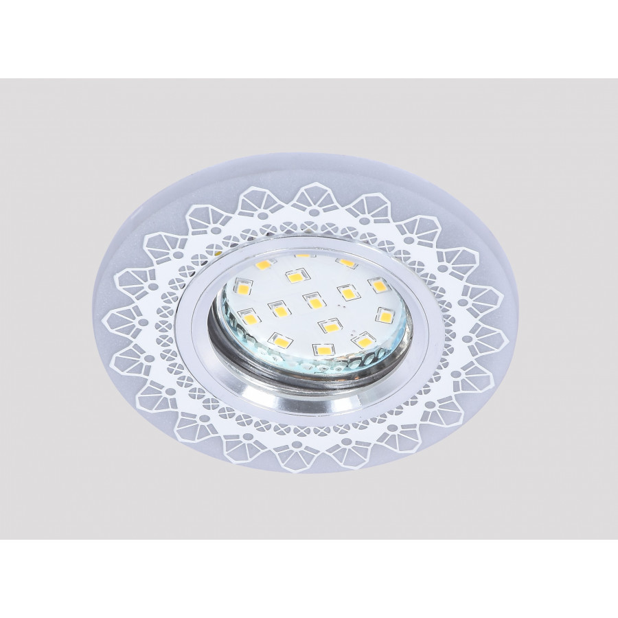 Светильник MR16+LED 3W 4000K, встраиваемый акрил, CH/WH+WH IL.0030.0415 IMEX