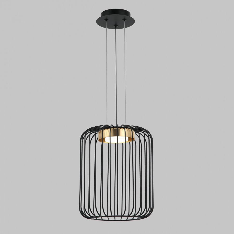 Люстра подвесная, 1*GX53, черный+бронза MD.23106-1-P-BK+BR IMEX