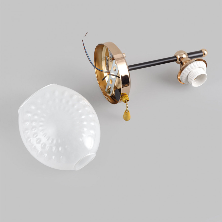 Бра настенное 1*Е27 MD.4144-1-W-BK+FGD IMEX