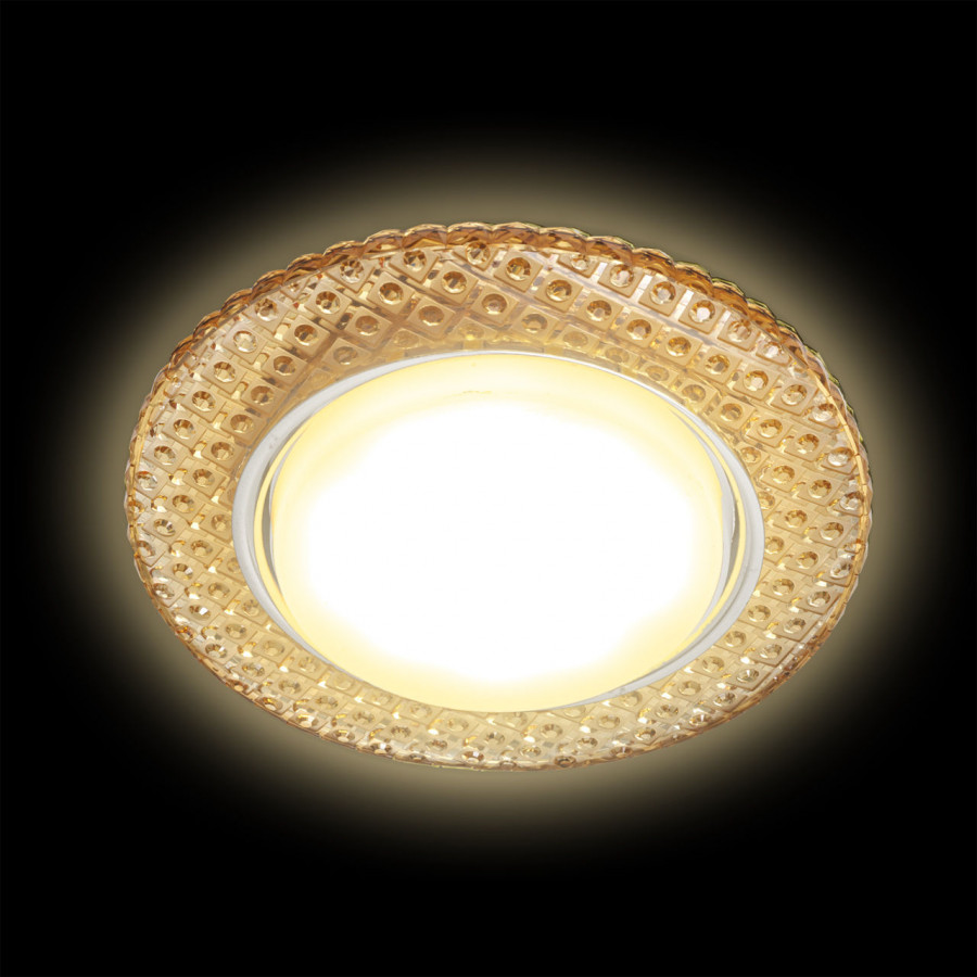 Светильник GX53+LED 4W 4000K, встраиваемый ПОЛИКРИСТАЛЛ CH/GD IL.0028.0304 IMEX