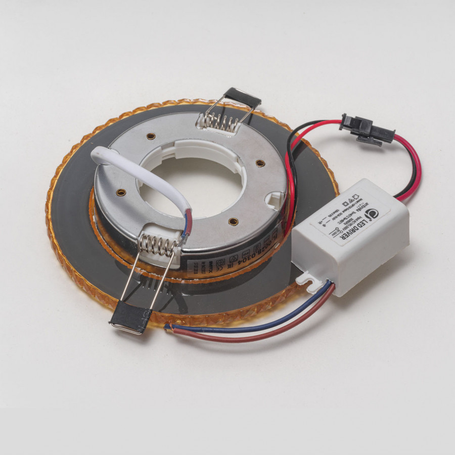 Светильник GX53+LED 4W 4000K, встраиваемый ПОЛИКРИСТАЛЛ CH/GD IL.0028.0304 IMEX