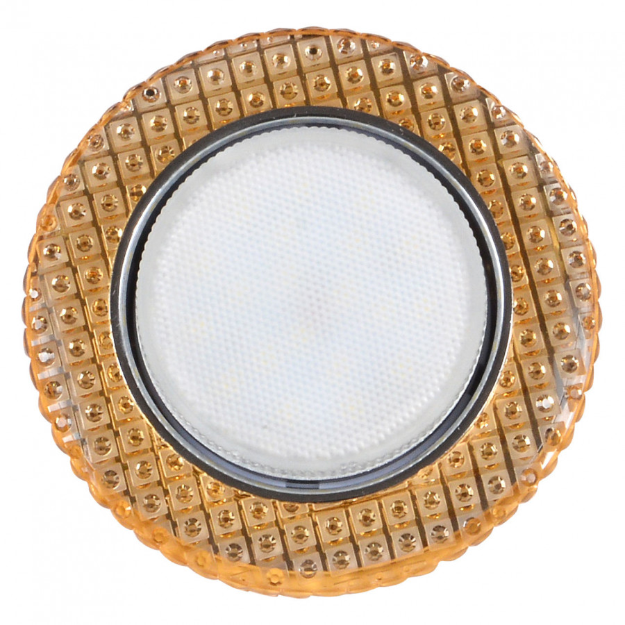 Светильник GX53+LED 4W 4000K, встраиваемый ПОЛИКРИСТАЛЛ CH/GD IL.0028.0304 IMEX