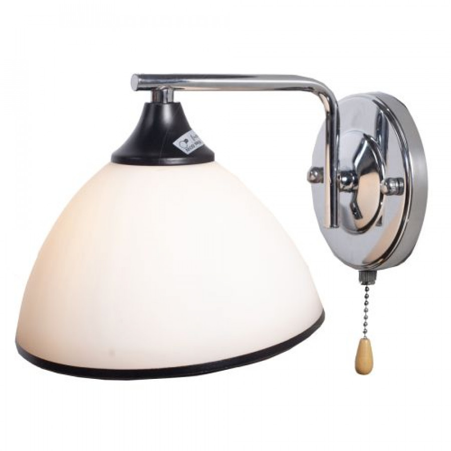 Бра 1*60Вт E27 MD.0853-1-W CH+BK IMEX