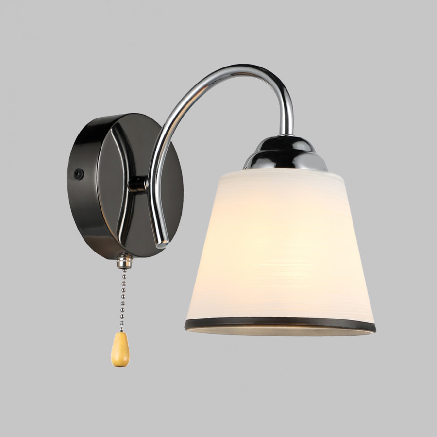 Бра настенное Е27 1*60Вт MD.0086-1-W-CR+PBK IMEX