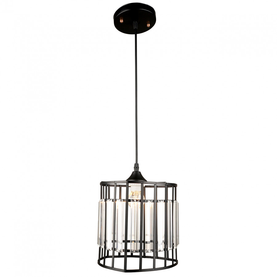Люстра подвесная 1*60Вт E27 MD.3837-1-P BK IMEX