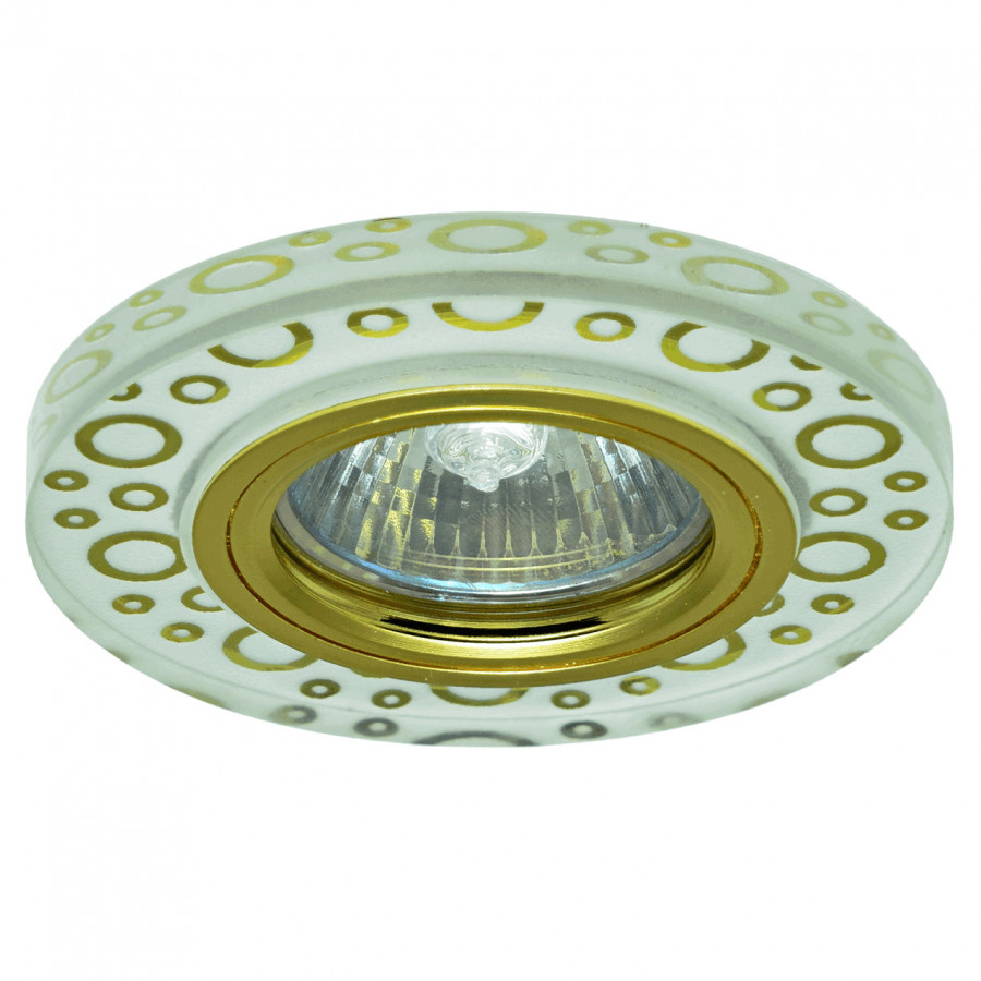 Светильник MR16+LED встраиваемый G/YEllOW MATT 35Вт+LED 3Вт IL.0026.4271 IMEX