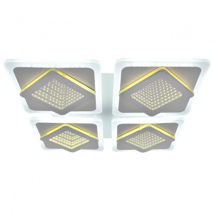 Люстра потолочная LED 105W, пульт ДУ, 3D, Tuya Smart PLC-8005-590 IMEX