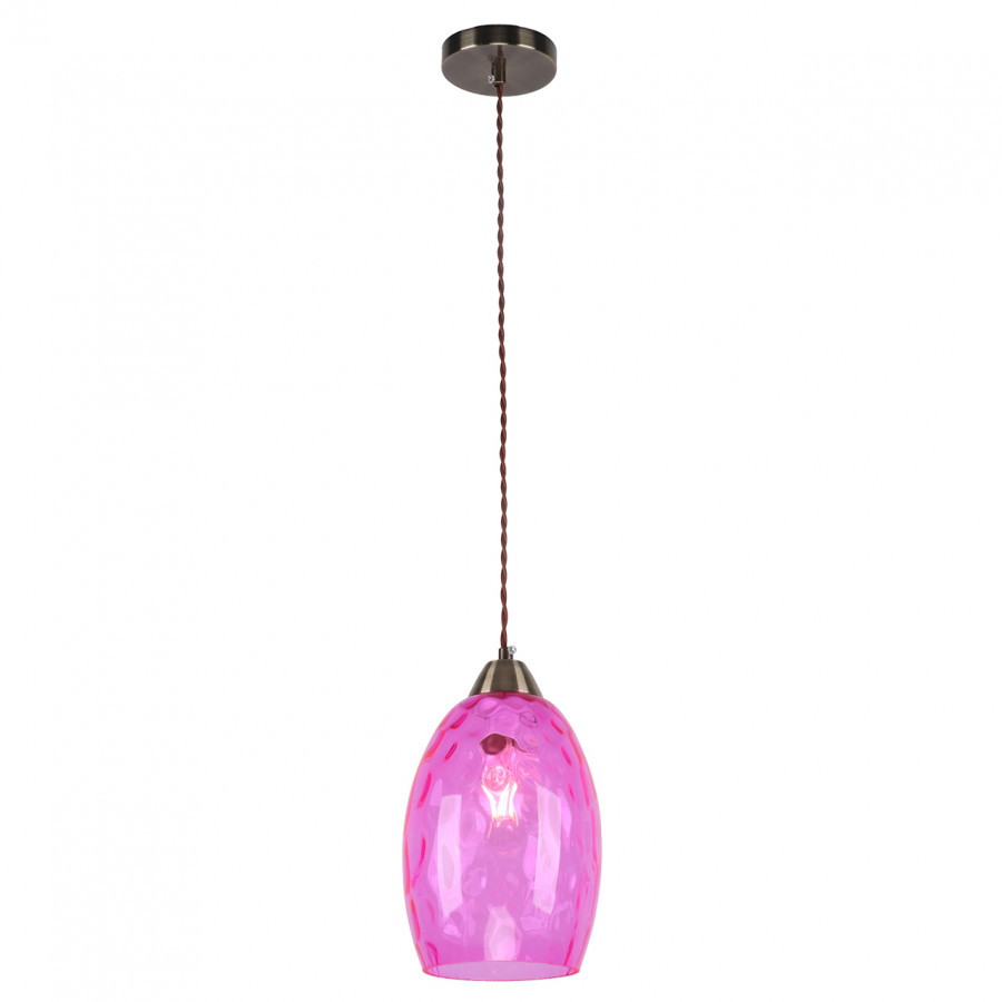 Люстра подвесная 1*60Вт E27 MD.0102-1-P.PINK AB IMEX