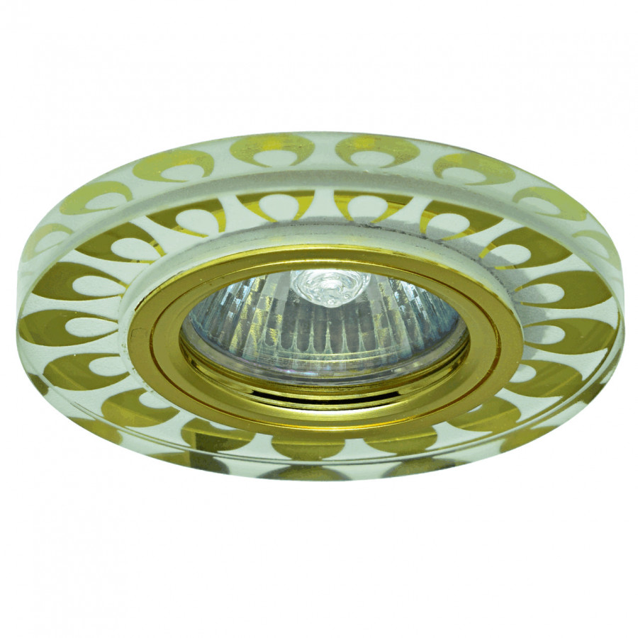 Светильник MR16+LED встраиваемый G/YEllOW MATT 35Вт+LED 3Вт IL.0026.4471 IMEX