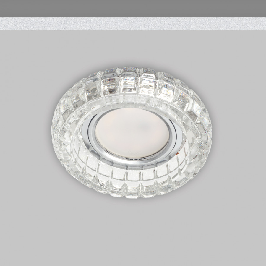 Светильник MR16+LED встраиваемый CH/CLEAR 35Вт+LED 3Вт IL.0026.2703 IMEX