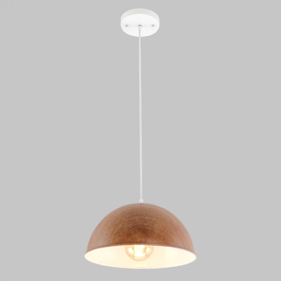 Люстра подвесная 1*Е27 MD.5660-1-P-WT+WOOD IMEX
