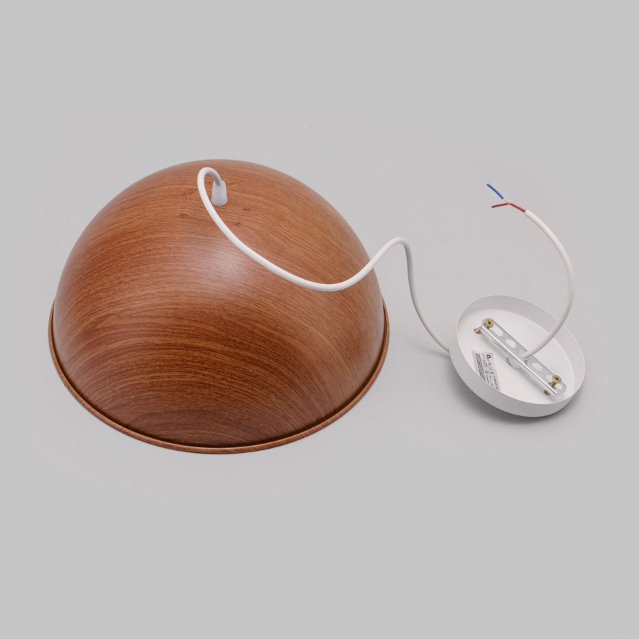 Люстра подвесная 1*Е27 MD.5660-1-P-WT+WOOD IMEX
