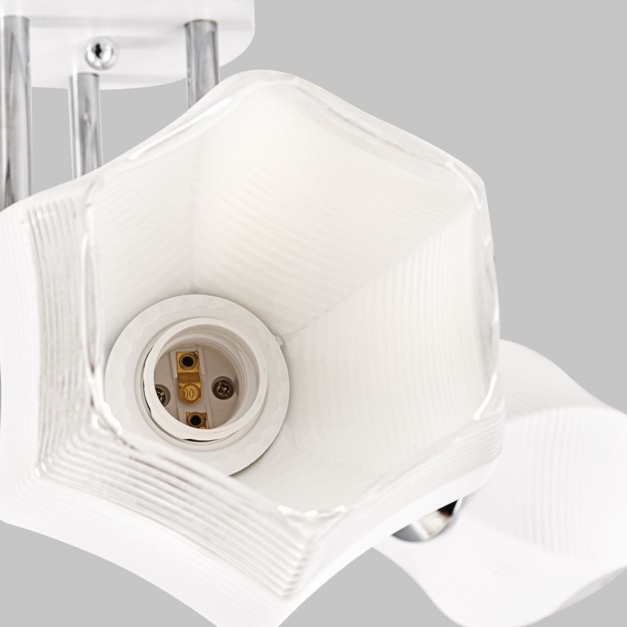 Люстра потолочная 3*60Вт E27 MD.4881-3-S WH+CH IMEX