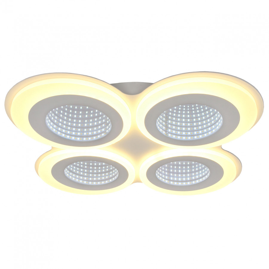Люстра потолочная LED 85W, пульт ДУ, 3D, Tuya Smart PLC-8004-490 IMEX