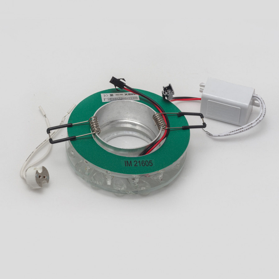 Светильник MR16+LED встраиваемый AL/CLEAR 35Вт+LED 3Вт IL.0026.0703 IMEX