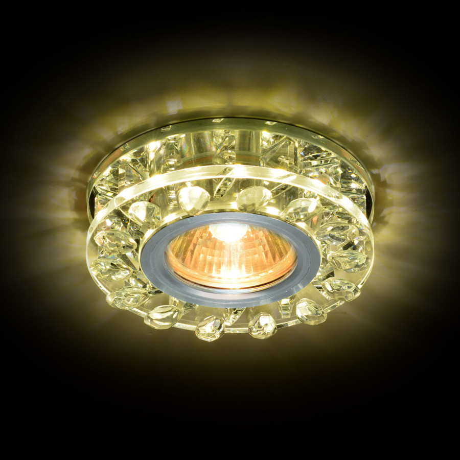 Светильник MR16+LED встраиваемый AL/CLEAR 35Вт+LED 3Вт IL.0026.0703 IMEX