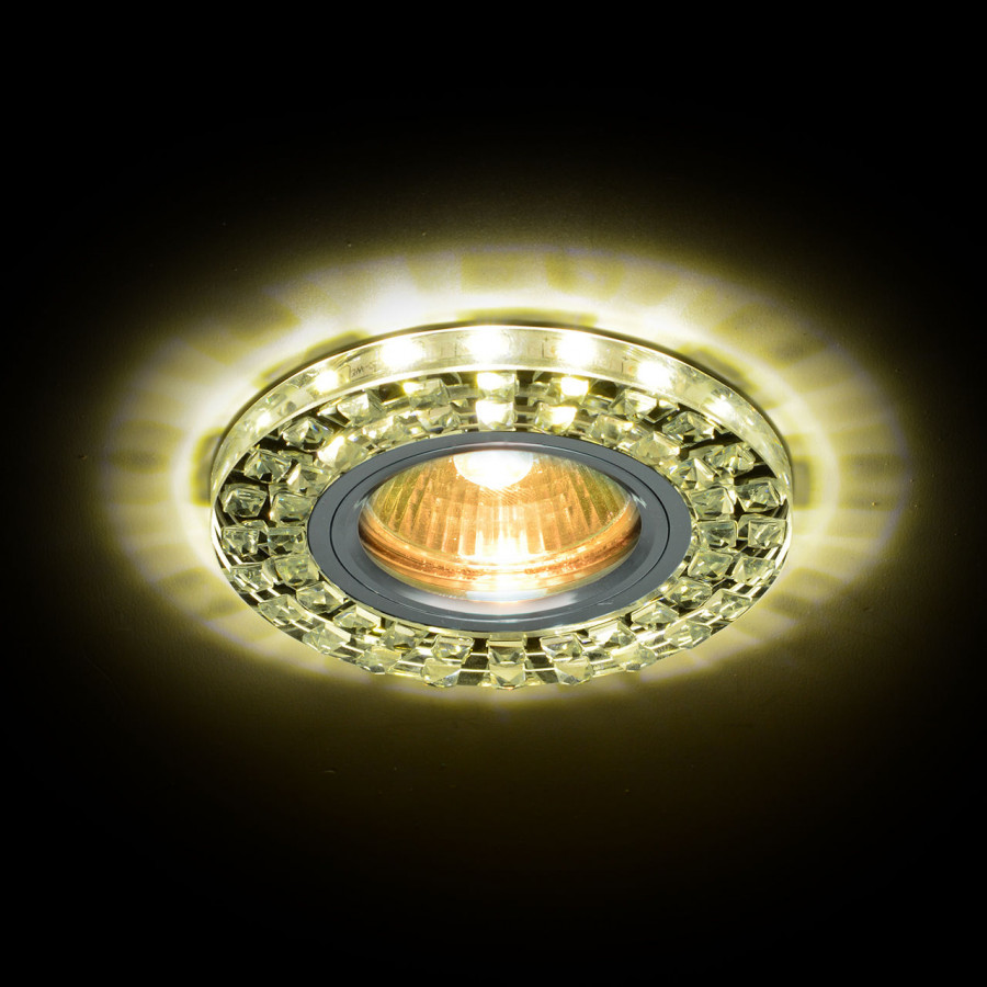 Светильник MR16+LED встраиваемый AL/CLEAR 35Вт+LED 3Вт IL.0026.1503 IMEX