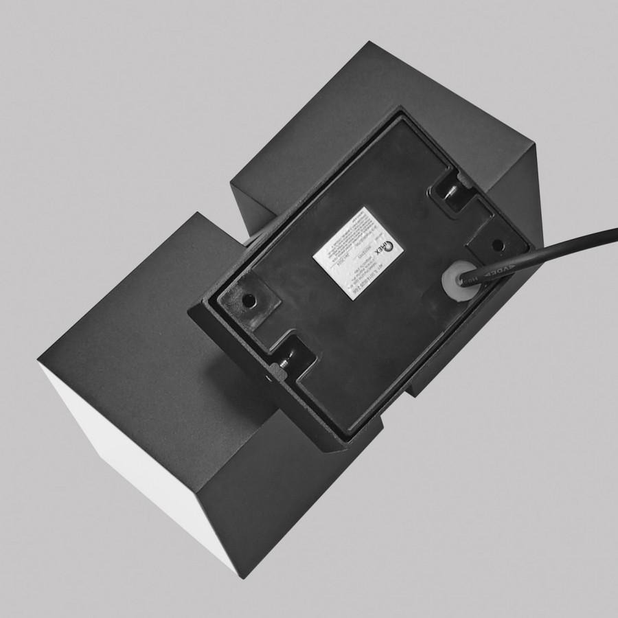 Светильник уличный настенный LED 2*6W 4000K Черный 220V IP54 IL.0014.0026-2-BK IMEX