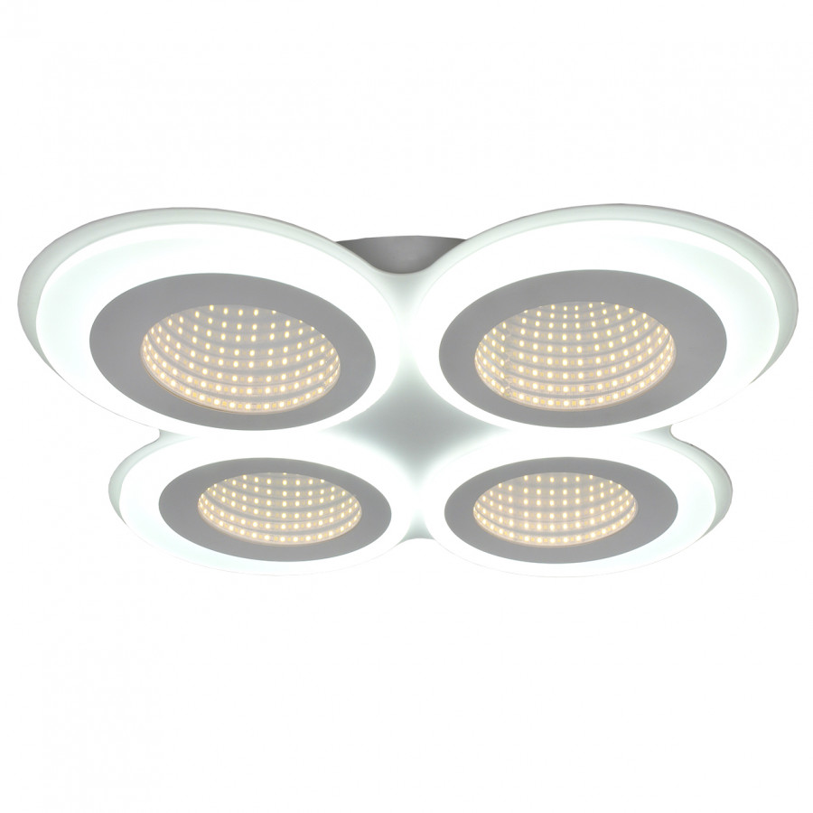 Люстра потолочная LED 85W, пульт ДУ, 3D, Tuya Smart PLC-8004-490 IMEX