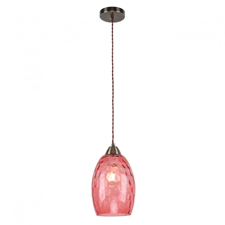 Люстра подвесная 1*60Вт E27 MD.0102-1-P.RED AB IMEX