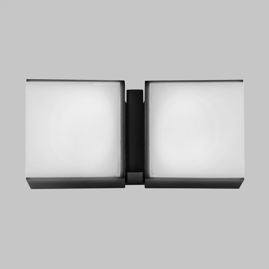 Светильник уличный настенный LED 2*6W 4000K Черный 220V IP54 IL.0014.0026-2-BK IMEX