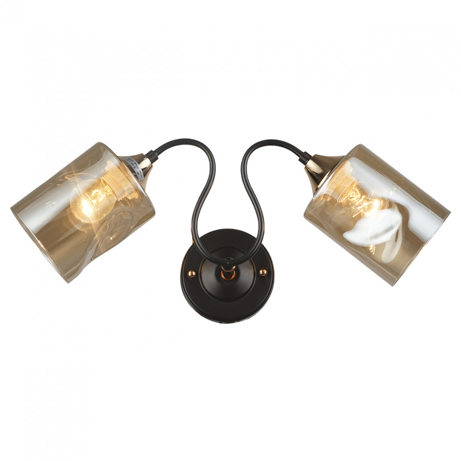 Бра 2*60Вт E27 MD.4052-2-W COFFEE+FGD IMEX