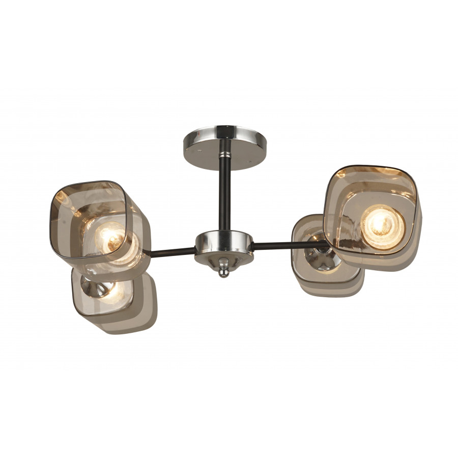 Люстра потолочная 4*Е27 MD.1548-4-S-CH+BK IMEX