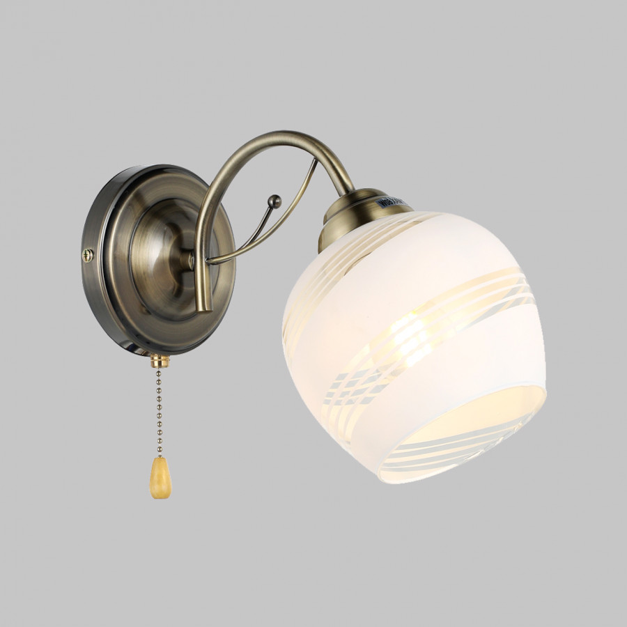 Бра настенное Е27 1*60Вт MD.0170-1-W-AB IMEX
