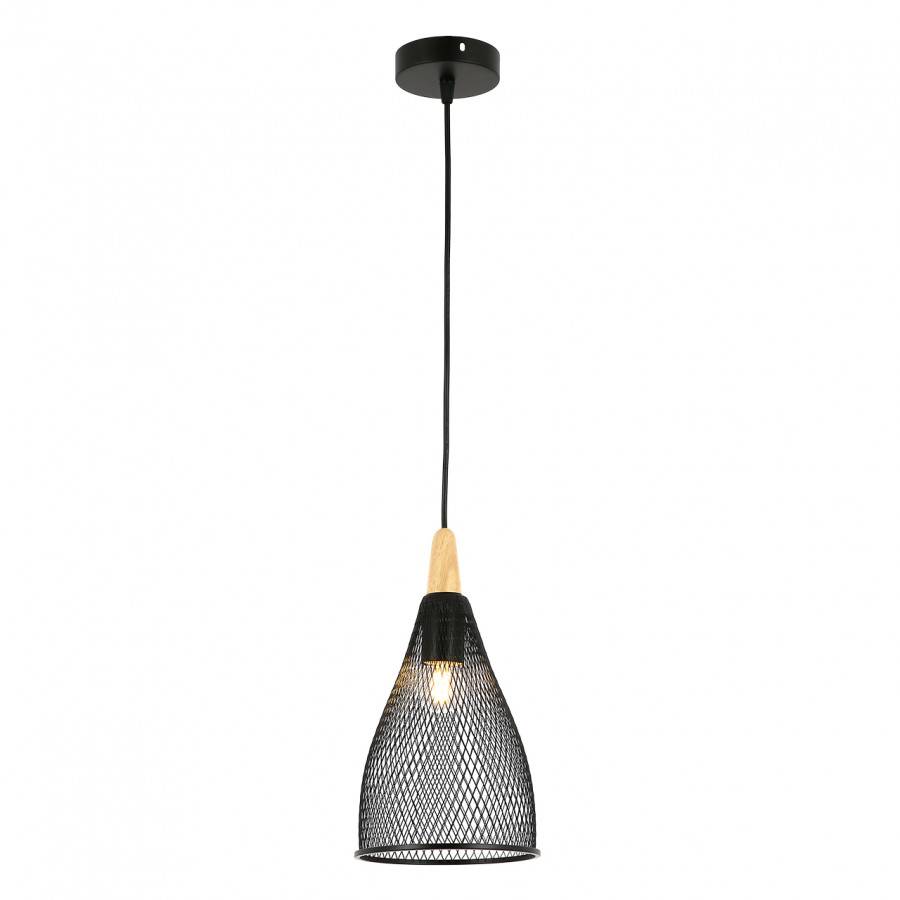 Люстра подвесная 1*60Вт E27 MD.3092-1-P BK IMEX