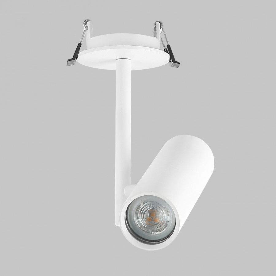 Светильник GU10 1*50W потолочный встраиваемый спот Белый IL.0005.4200-1R-WH IMEX