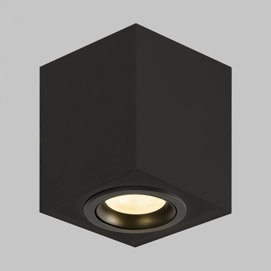 Светильник GU10 1*50W потолочный спот Черный IL.0005.2500-BK IMEX