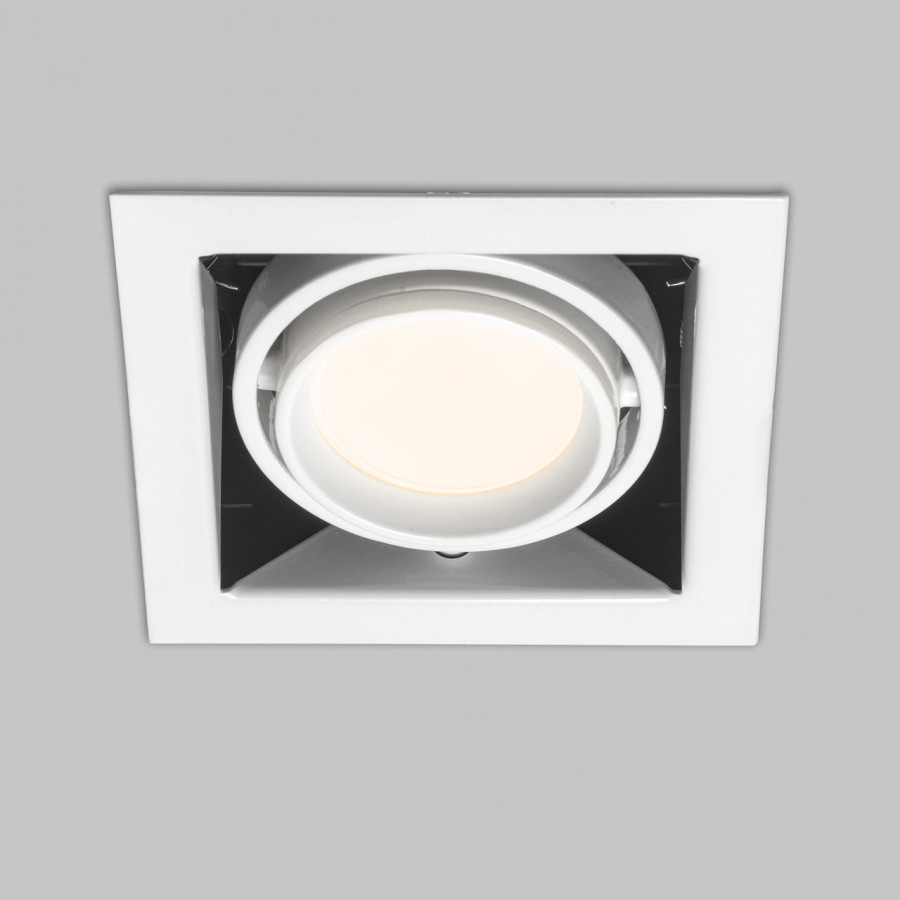 Светильник карданный MR16, 1*50W встраиваемый, GU5.3 WH IL.0006.1001 IMEX